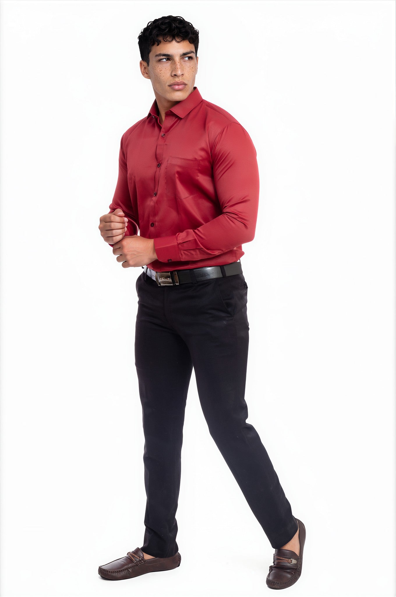 maroon shirt 