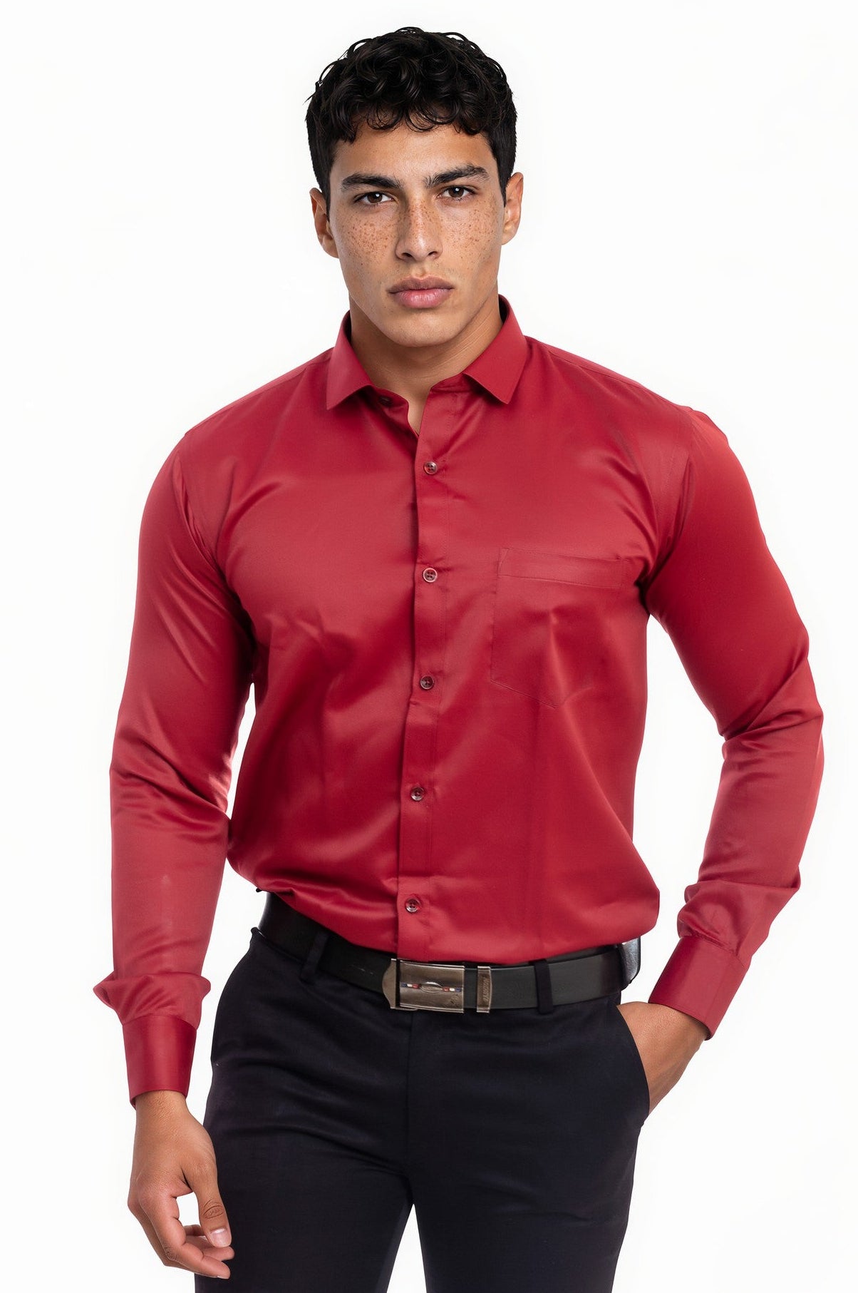 maroon shirt 