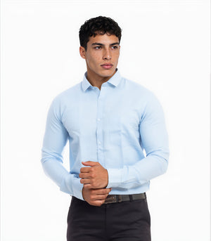 sky blue shirt 