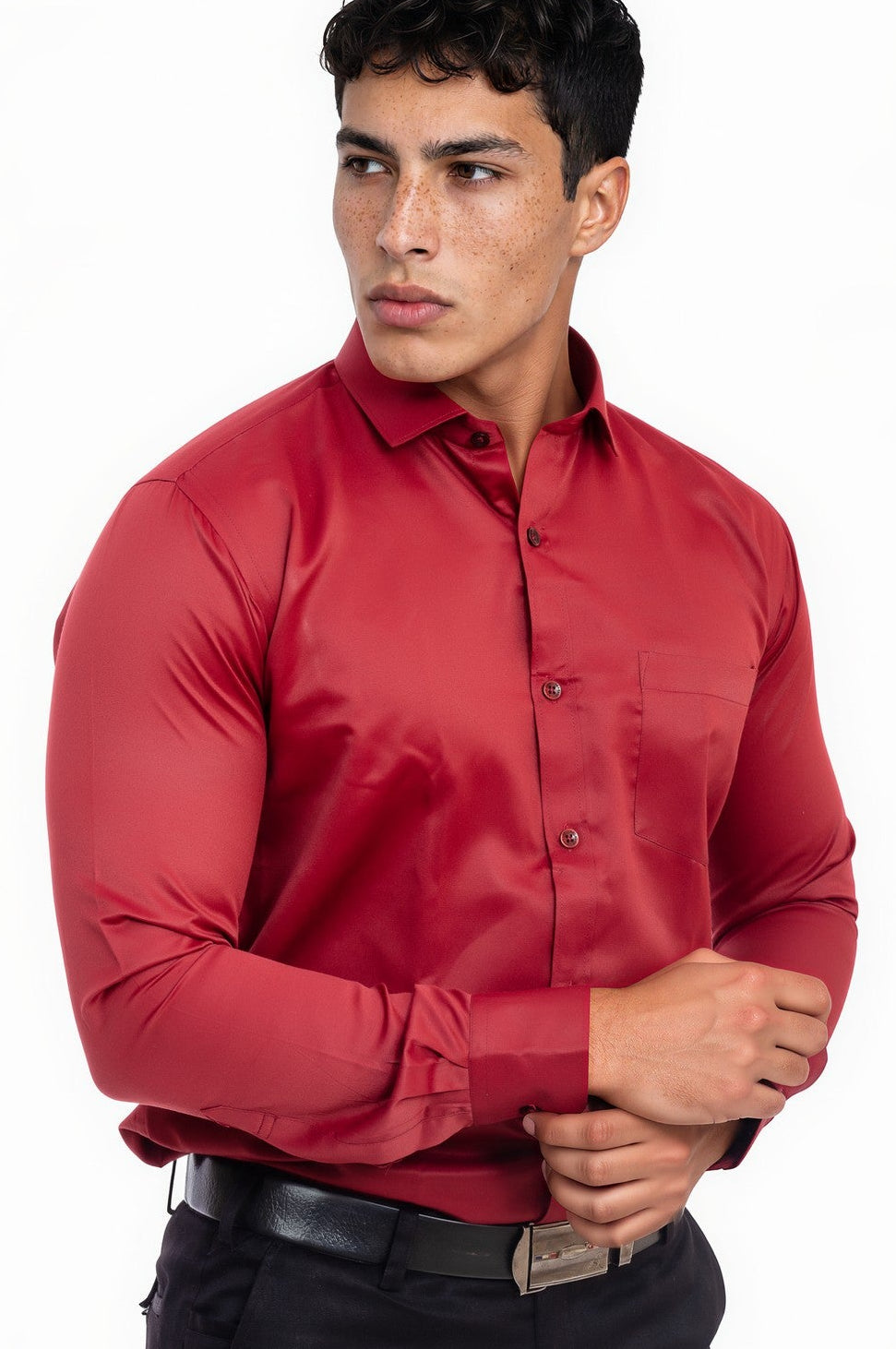 maroon shirt 