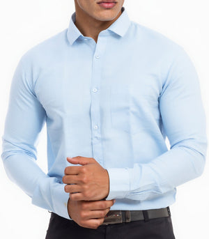 sky blue shirt 