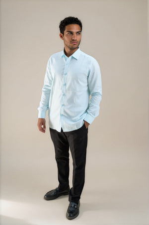 Blue Mist Linen Shirt 