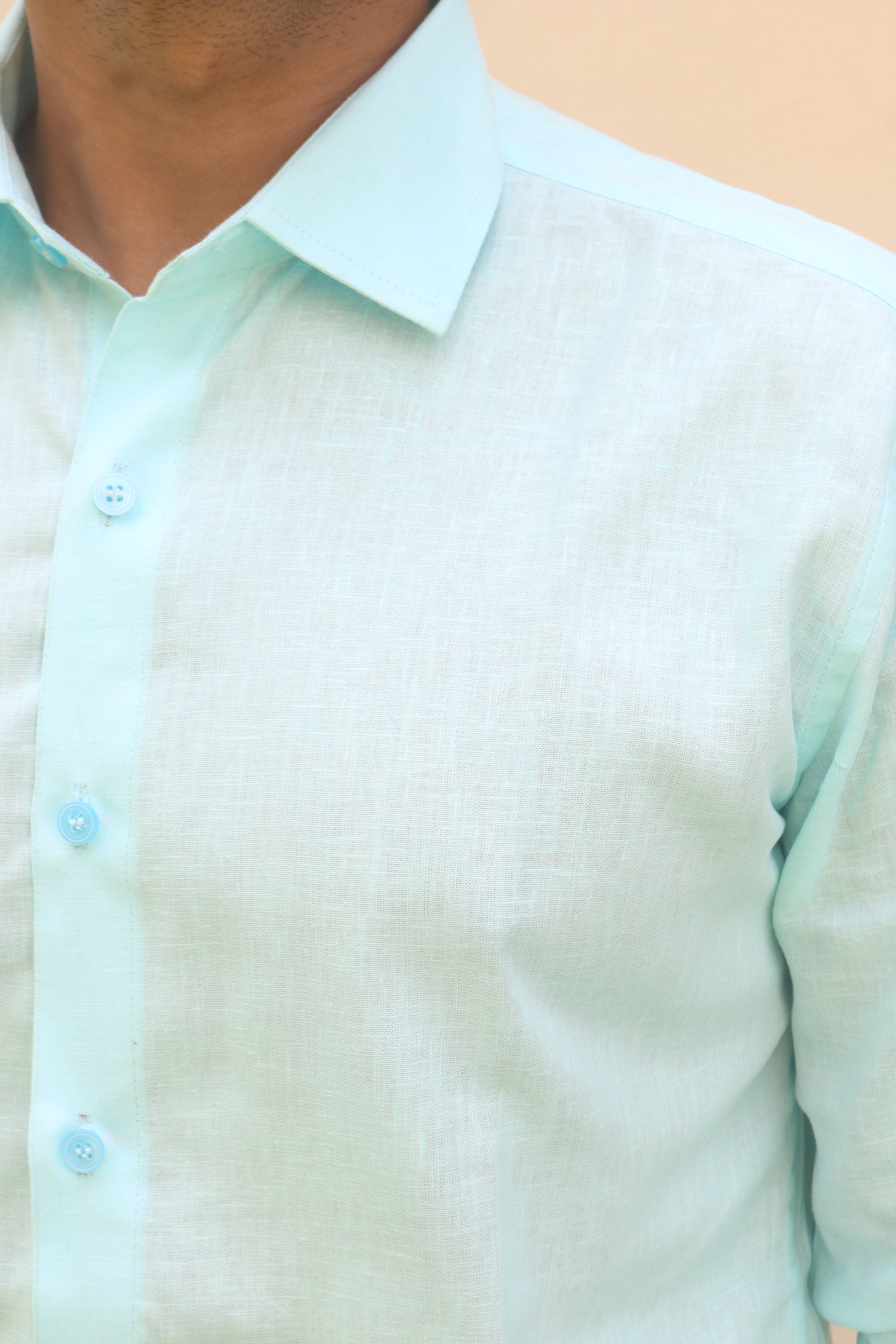 Blue Mist Linen Shirt 
