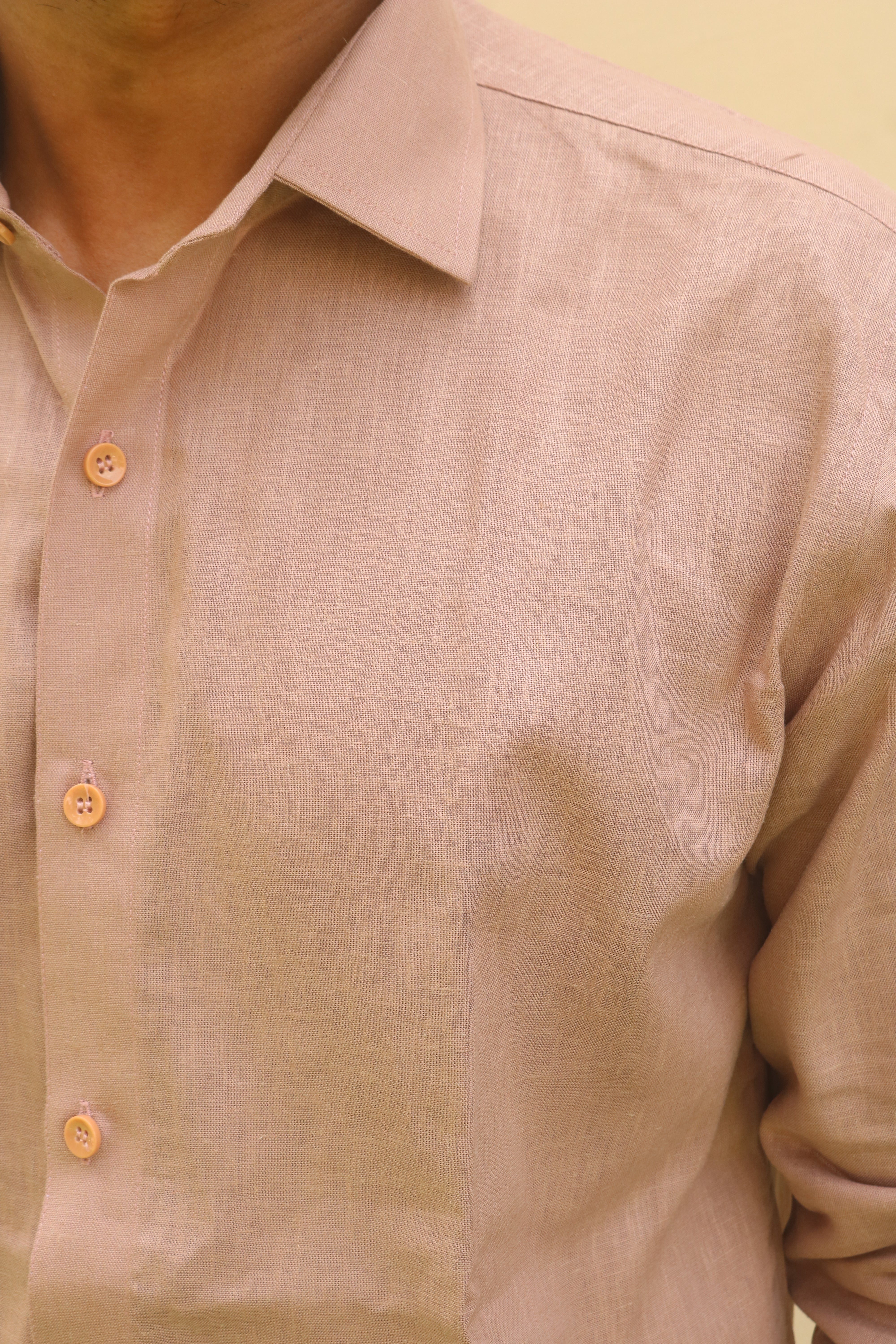 BROWN Linen Shirt 