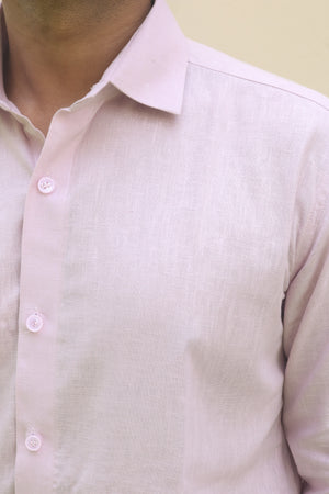 Dusty Rose Linen Shirt 