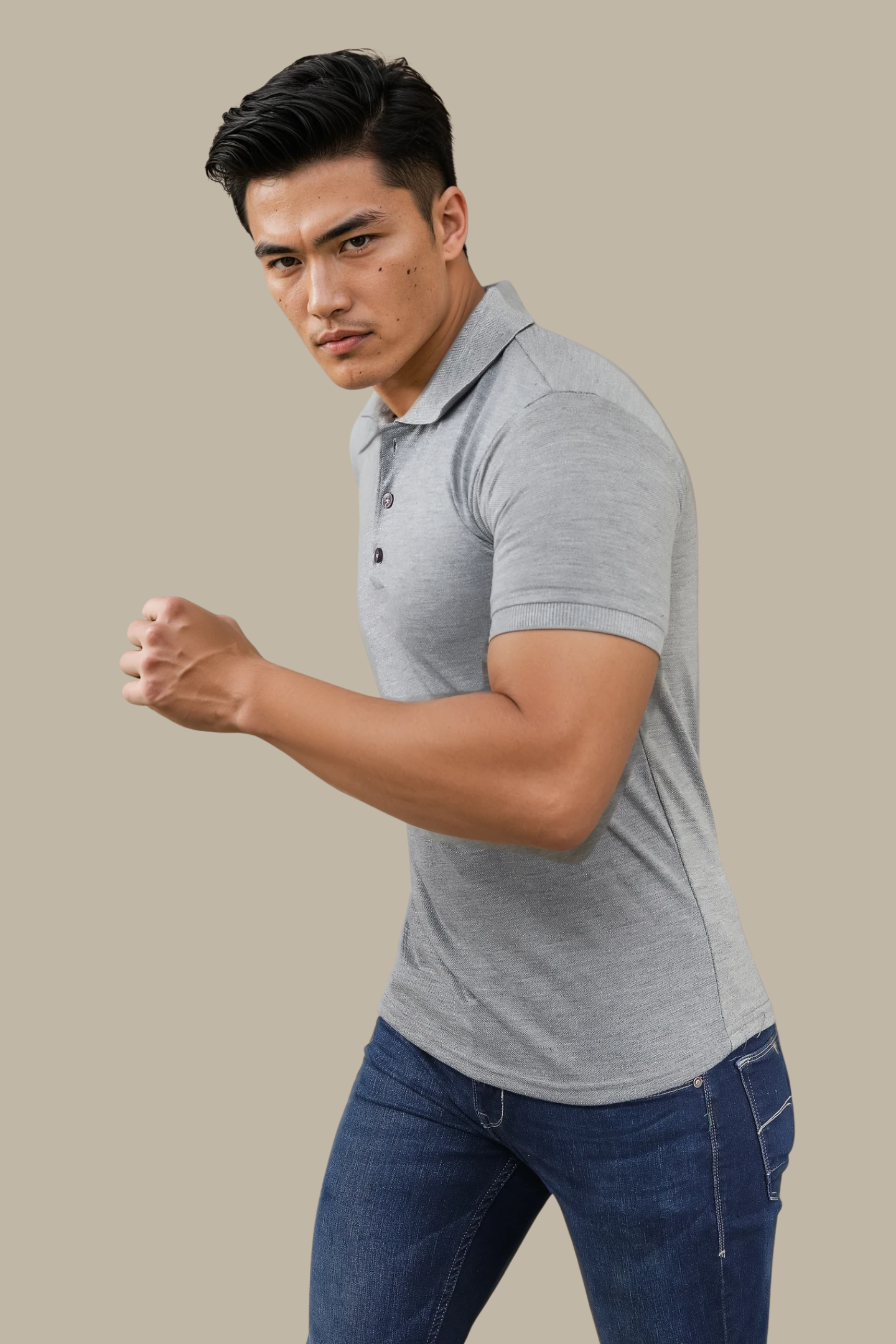 Signature Grey Polo