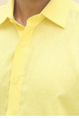 LEMON LINEN SHIRT 