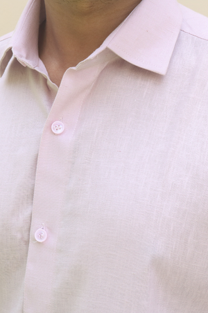Dusty Rose Linen Shirt 