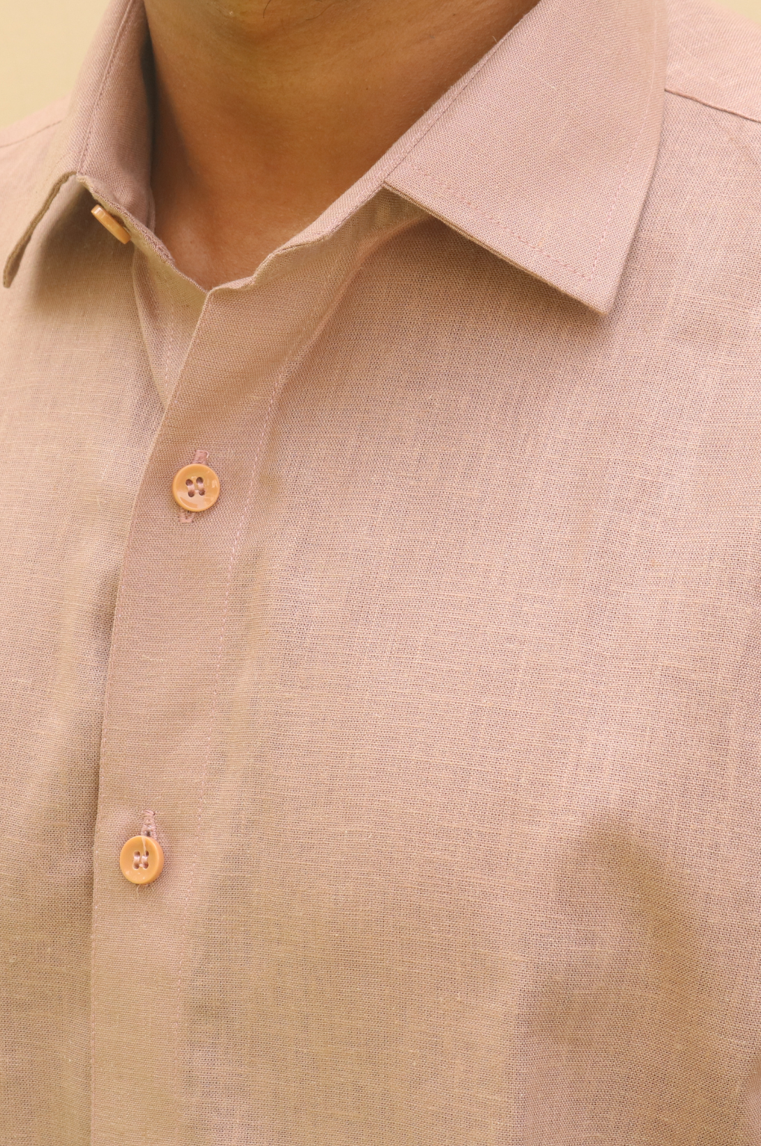 BROWN Linen Shirt 
