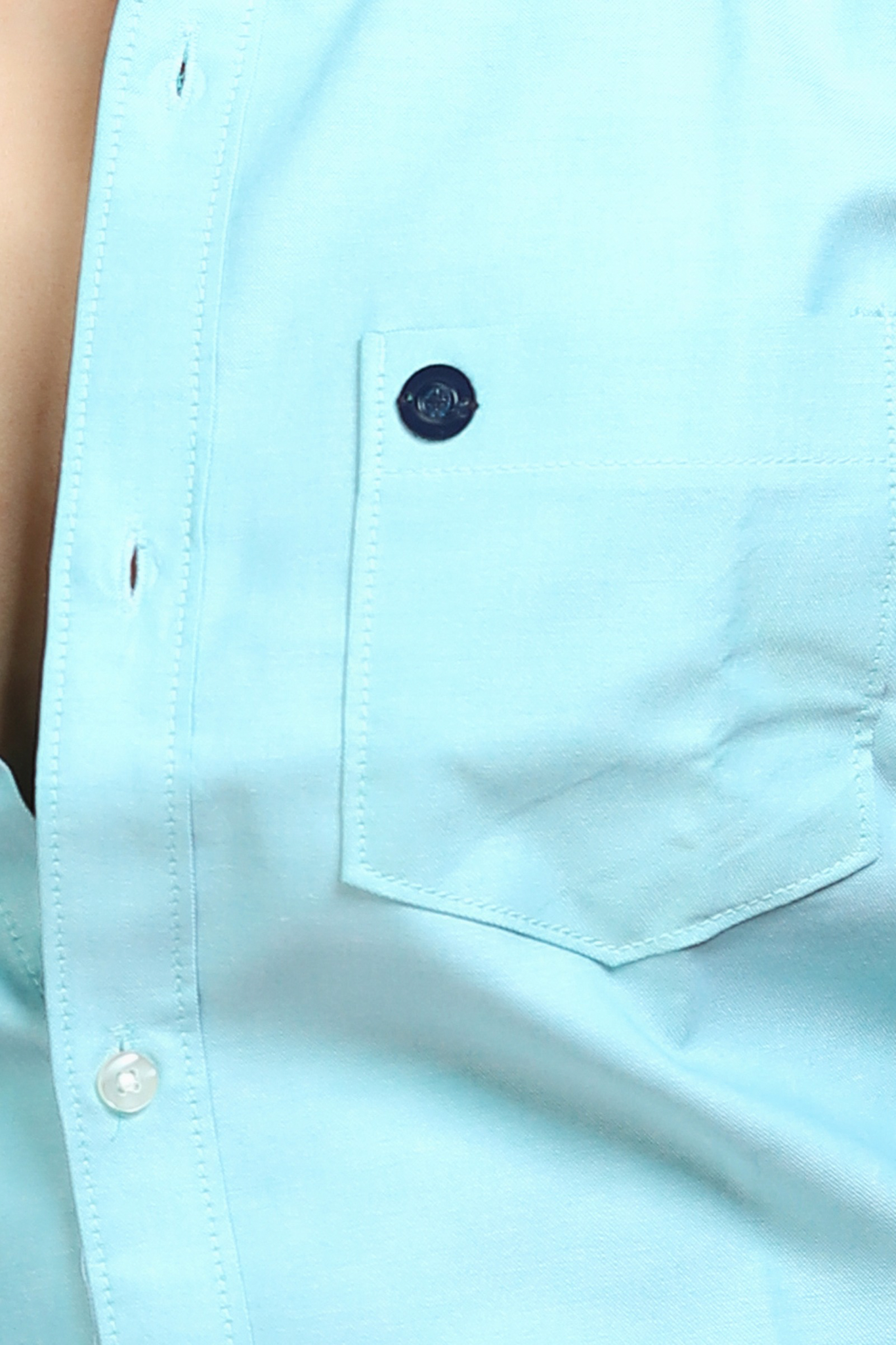 Mint Blue Oxford Plain Shirt
