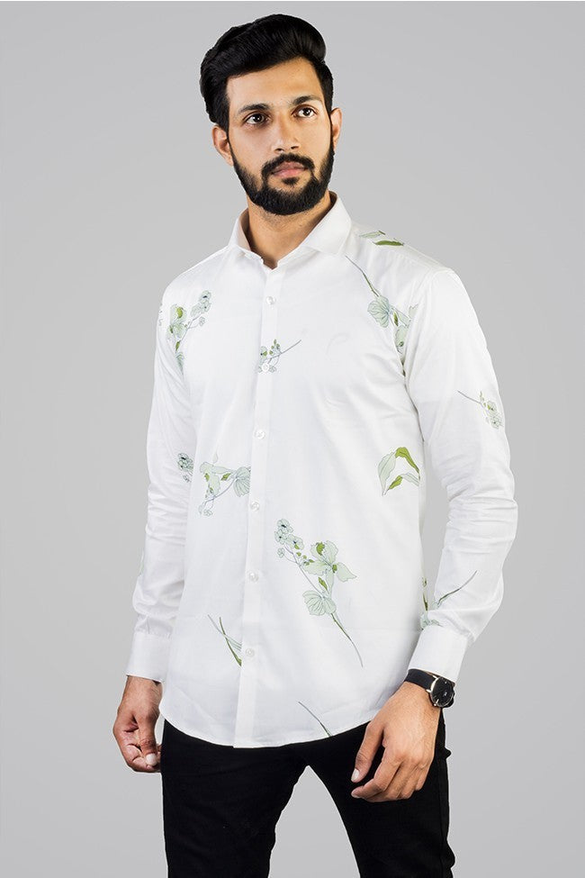 white shirt for men