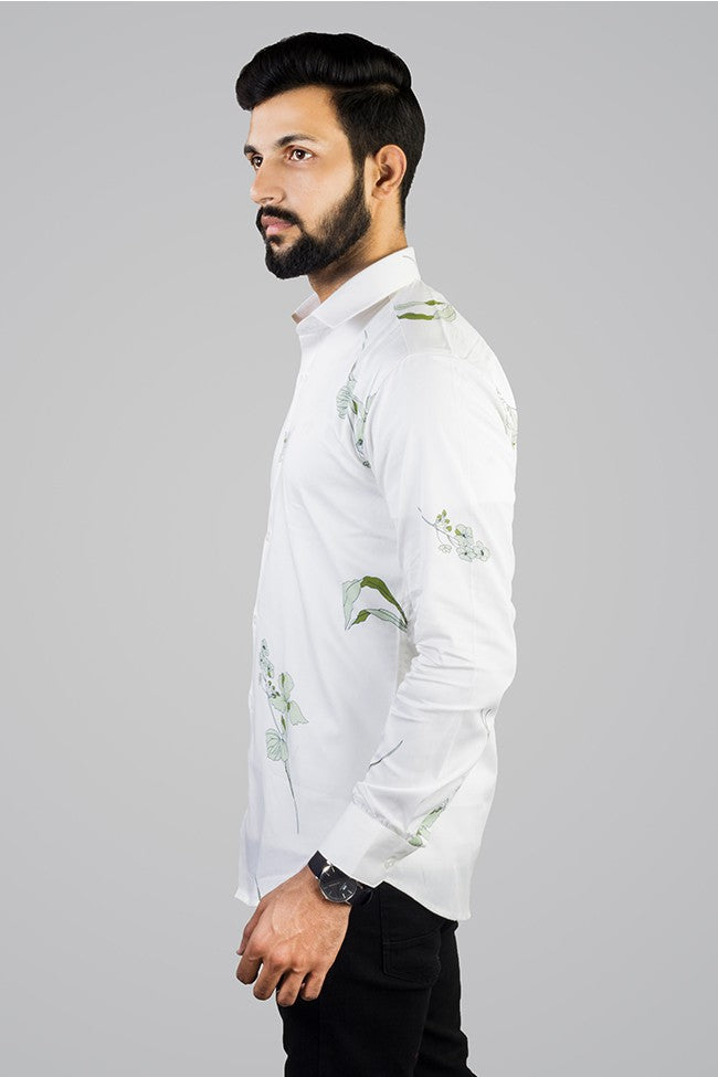 white shirt for men