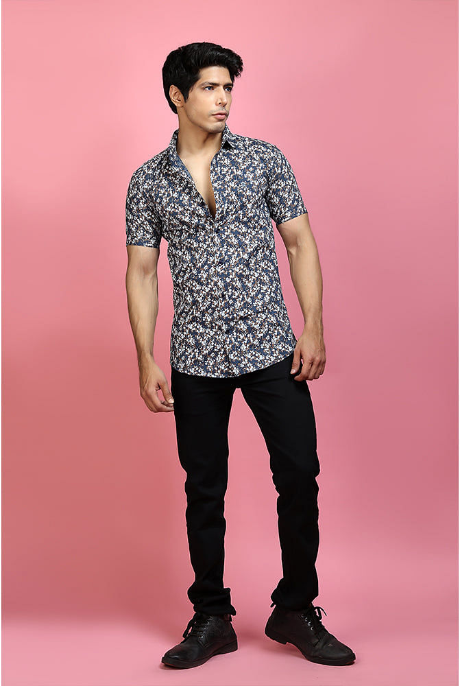 half shirt for men