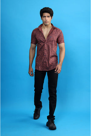 half shirt for men