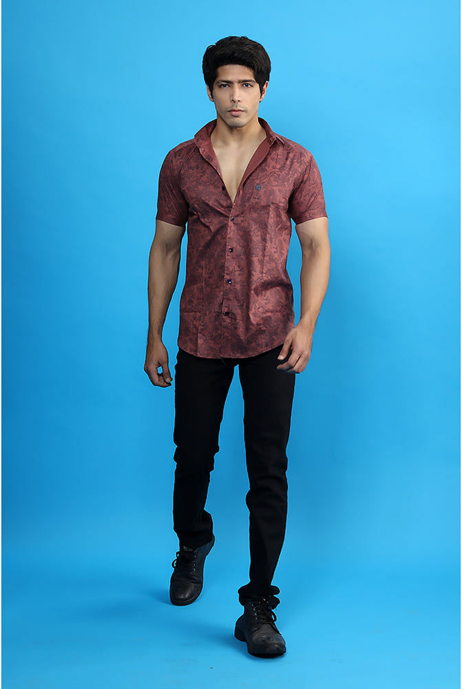 half shirt for men