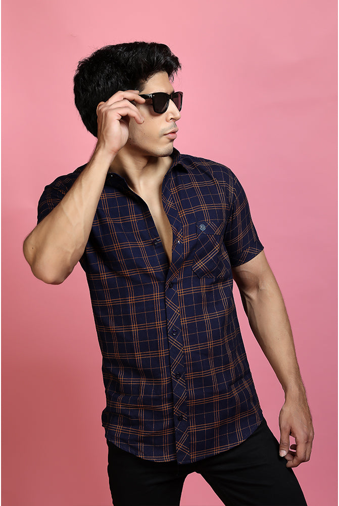 half shirt for men