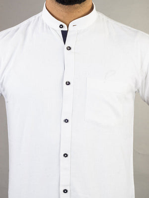 White Formal Shirt for Men