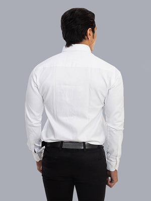 white formal shirt for men