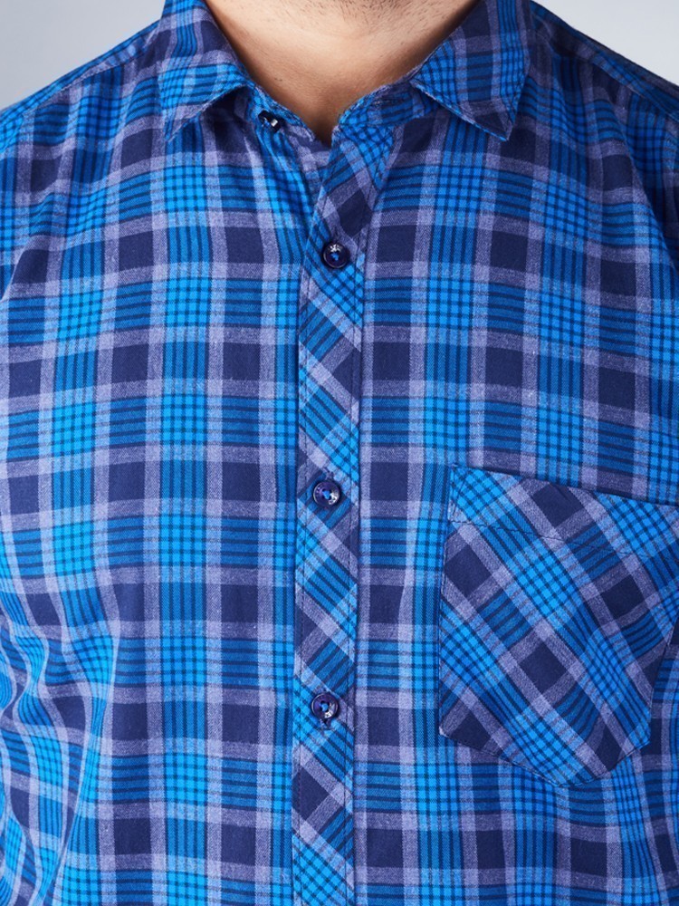 Blue Check Shirt